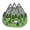E, variant on Mountain Starry Night Enamel Pin Brooch Bag Clothes Lapel Pin Badge Jewelry +-H