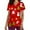 Red#81, variant on Women's Christmas Scrubs Tops Costume V-Neck Short Sleeve Nursing Uniform Xmas Tree Printed Workwear Holiday Casual Graphic Tees Blouse Scrubs Tops with Pockets-White - Fall/Winter Clearance