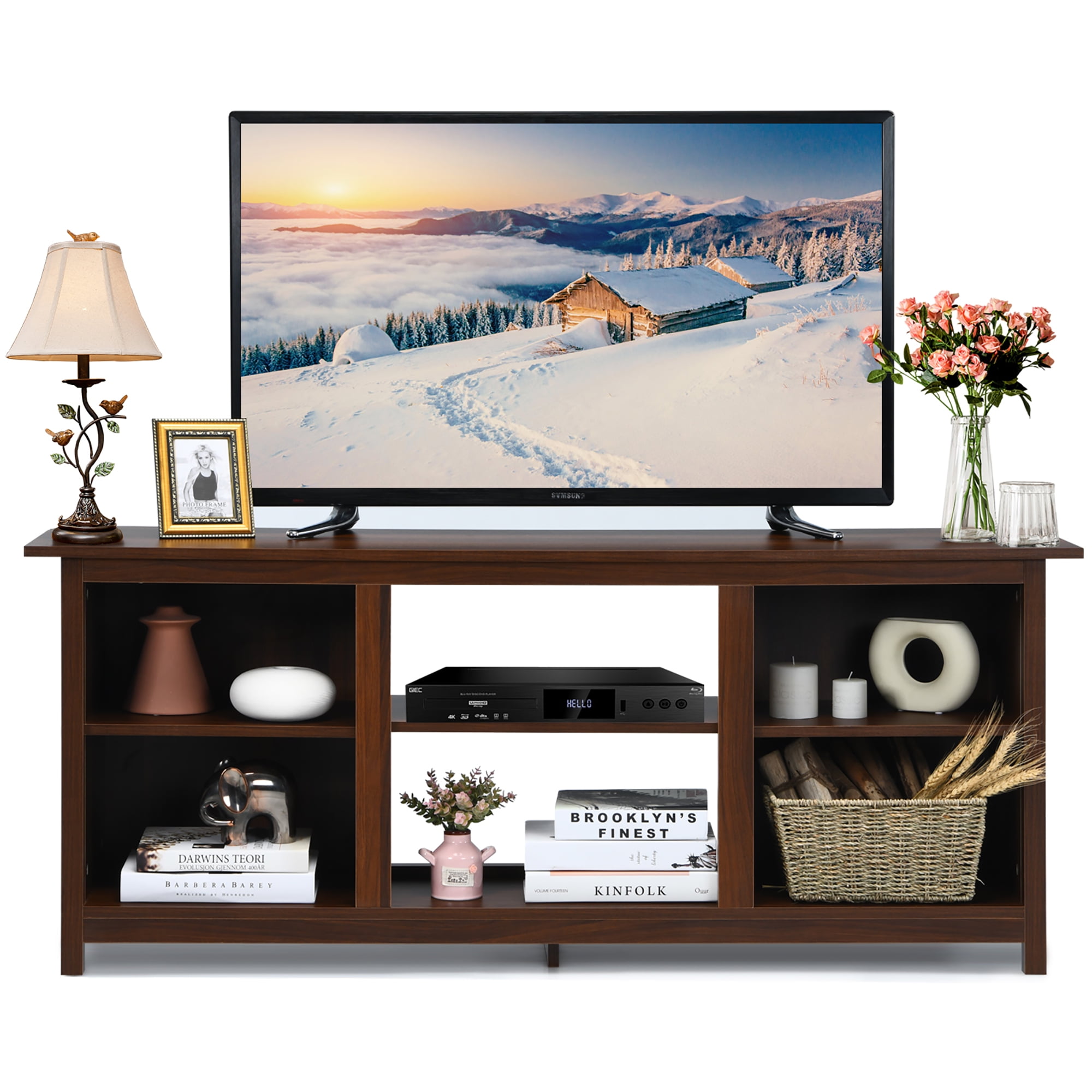 TV Stand 58 Up To 75 inch Flat Screen Home Entertainment Furniture Media Console 