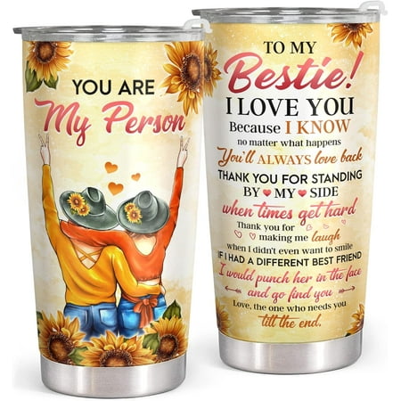 

Friendship Gifts for Women Friends - Mothers Day Gifts for Best Friend Galentines Day Gifts for Friends Female - Birthday Gifts for Women Friendship - Gifts for Best Friends Women - 20 Oz Tumbler