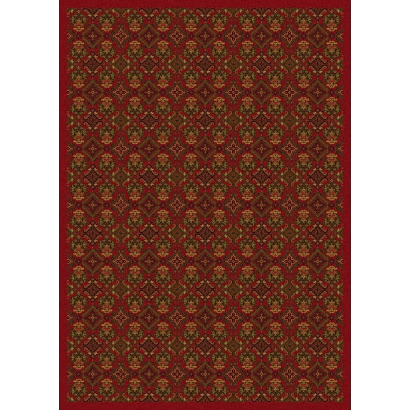 Milliken Design Center Area Rug TURKOMAN BRICK Turkoman 08500 Petals Bulbs 7' 8" x 10' 9" Rectangle