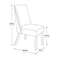 thumbnail image 3 of Evelina Chair 2 Per Carton -Anthony Charcoal -Gray Fabric Washed Legs, 3 of 5