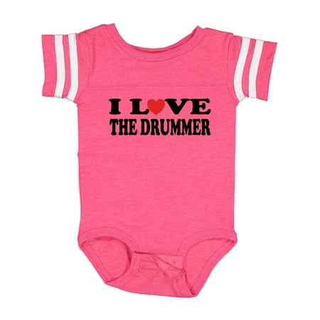 

Inktastic I Love the Drummer Boys or Girls Baby Bodysuit