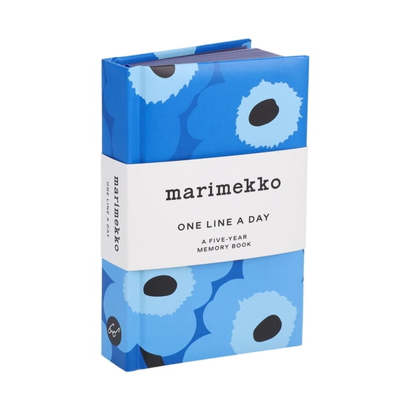 Marimekko Marimekko One Line a Day (Blue Unikko): A Five-Year Memory Book, (Hardcover)