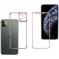 thumbnail image 1 of Mignova [Camera Armor] iPhone 11 Screen Protector Glass, Front & Back 9H Hardness Tempered Glass Screen Protector [Titanium Edge] Anti-Scratch 0.26mm HD for iPhone 11 6.1 Inch(Pink), 1 of 7