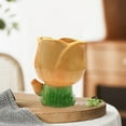 thumbnail image 1 of Irregular Gradient Flower Hand Painted Water Cup Candle Holder Ceramic Mug Indoor Jewelry, 1 of 4