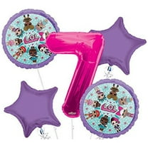 Anagram Surprise Balloon Bouquet Balloons, Foil, 5 pieces