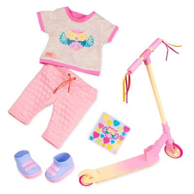 Our Generation Deluxe Scooter Outfit for 18" Dolls - Owl Be Cruisin'