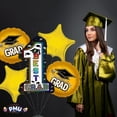 thumbnail image 7 of PMU Graduation #1 Best Grad Gold Shape-A-Loon Balloon Bouquet (5/pkg) Pkg/1, 7 of 7