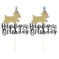thumbnail image 3 of fastboy Happy Birthday Dog Pet Cake Plaque, 3 of 9
