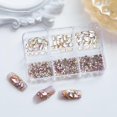thumbnail image 4 of 6 Grid Mixed Nail Rhinestones,Nail Gems Stones Nail Diamonds,3D Nail Crystal for Manicures Nail Art Supplies Accessories, 4 of 4