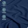 thumbnail image 3 of Bare Home Luxury 1800 Collection Fitted Sheet, Ultra-Soft, Deep Pocket, Twin, Dark Blue, 3 of 8