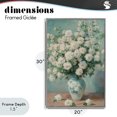 thumbnail image 4 of Stupell Industries Cottage Lush Bouquet of White Roses Gray Framed Giclee Art, 20 x 30, by Petals Prints Design, 4 of 8
