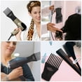 thumbnail image 3 of OFFIGAM 6Pcs Blow Dryer Brush Attachment Plastic Nozzle Shape For Hair Care Users, 3 of 8