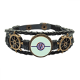 thumbnail image 1 of Cuadro de amperio Pulsera marina tejida en cuero, 1 of 4