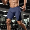 thumbnail image 2 of BRANROY Men's Swim Training Compression Shorts - Lightweight Color-Block Quick-Dry Athletic Shorts for Men,Gym Shorts and Running Shorts,Navy,M, 2 of 8