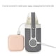 thumbnail image 5 of Bolsa de leche caliente de cuero con tres velocidades ajustable para biberón, bolsa USB para coche, portátil, para exteriores, con temperatura constante, funda para taza, 5 of 6