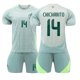 thumbnail image 2 of Uniformes de Futbol Infantil Uniformes de Futbol Mexico Uniformes de Entrenamiento de Futbol Visitante No. 14, 2 of 4