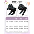 thumbnail image 2 of GYRATEDREAM Girls Clothes Leopard Patchwork Sweatshirt Elastic Waist Sweatpants with Pockets 2PCs Girls' Clothing Sets 6-14T, 2 of 8