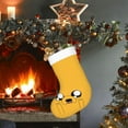 thumbnail image 6 of Adventure Time Jake Dog Christmas Stocking Fireplace Hanging Stocking Ornaments Party Home Christmas Tree Decorations Plush Stocking Holders Xmas Candy Gift Bag, 6 of 8