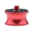 thumbnail image 2 of Adaptador convertidor de tornillo macho de 1/4" a hembra de 3/8" para trípode, monópode y trípode QR rojo, 2 of 7