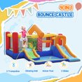 thumbnail image 4 of Outsunny Large Kids Bounce House with Carry Bag and 450W Air Blower, 4 of 9