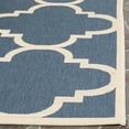 thumbnail image 4 of Safavieh Courtyard Black Indoor Outdoor Rug - Square 4', 4 of 4