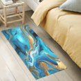 thumbnail image 4 of Coolnut Abstract Marble Bath Mat, Dry Quickly Non Slip Absorbent Bath Rug, Soft Living Room Bedroom Home Floor Mats, Bath Mats for Bathroom, Tub and Shower 20" x 39" Home Decor Gifts, 4 of 7