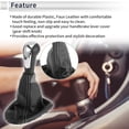 thumbnail image 3 of Pomo de Cambio Manual de 5 Velocidades Único para Chevrolet Spark 2011-2015, Plástico de Cuero Sintético, Palanca de Cambio, Negro, Tonalidad de Cromo Plateado, 3 of 7