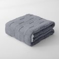 thumbnail image 6 of Fleece Throw Blankets for Sofa Grey - Soft Lightweight Plush Cozy Fuzzy Checkered Warm Winter Blanket Microfiber, 40x60 inches, 6 of 6