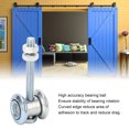 thumbnail image 3 of Track Roller Wheel, Replacement Curved Edge Galvanized Space Saving High Accuracy Bearing Ball Stainless Steel Sliding Door Track Roller Wheel  for Garage, 3 of 7