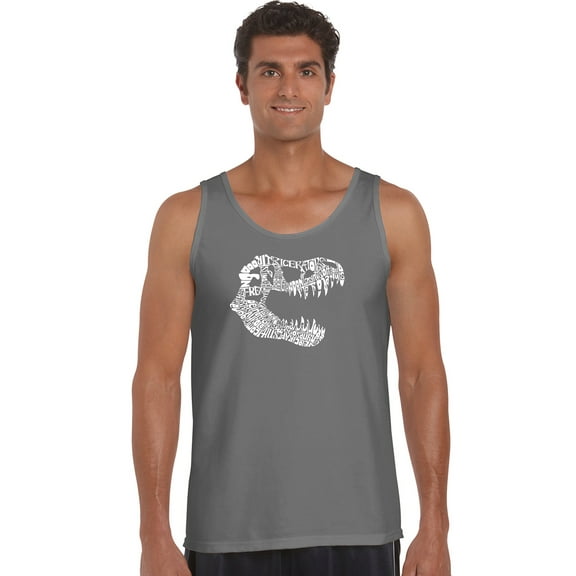 LA Pop Art Men's Word Art Tank Top - TREX