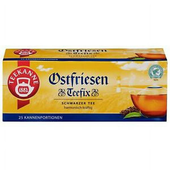 Teekanne Ostfriesen Teefix strong Assam black tea 25 TEAPOT size bags-
