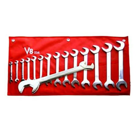 - V8 Tools 214 14-Piece SAE Angle Wrench Set