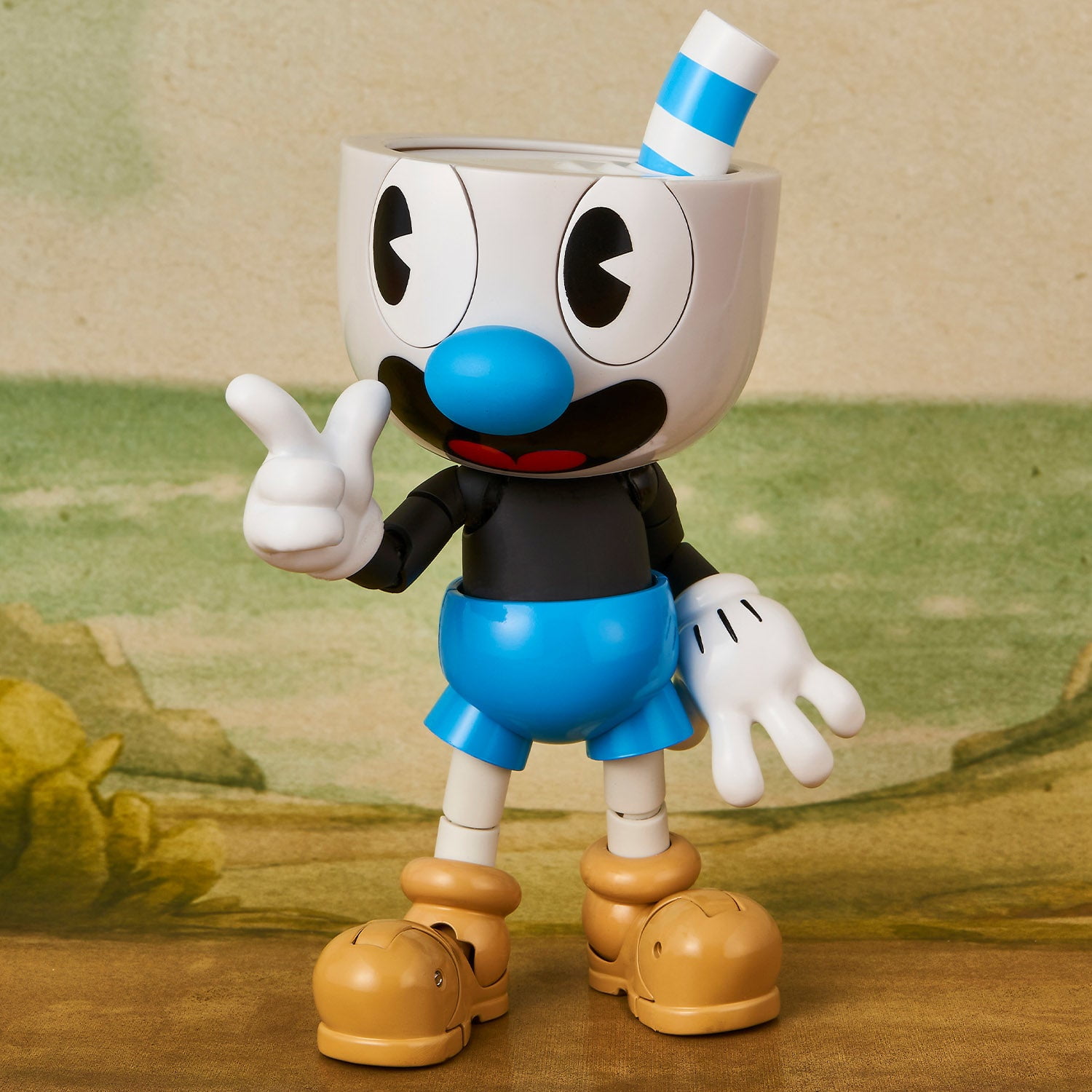 1000 Toys - Cuphead Mugman Action Figure (Net), 1000 Toys Inc, Gifts