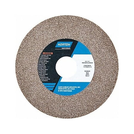 UPC: 0076607882257 | Norton Abrasives Grinding Wheel 5 in. Dia AO 60/80G Brown 07660788225