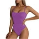 thumbnail image 1 of Traje de baño de una pieza con honda cómoda para mujer Traje de baño elegante Bikini OAVQHLG3B Store lin121212, 1 of 4