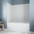 thumbnail image 3 of Streamline DSH-1160-109 32 in. L x 60 in. W x 55 in. H 4-Piece Glue-Up Alcove Bathtub Wall Surround in White Tile Finish, 3 of 11