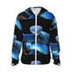 thumbnail image 1 of Fotbe Blue Viper Snake Chaqueta con Protección Solar UPF 50+ para Hombre y Mujer, Camisa con Capucha y Bolsillos-Large, 1 of 7