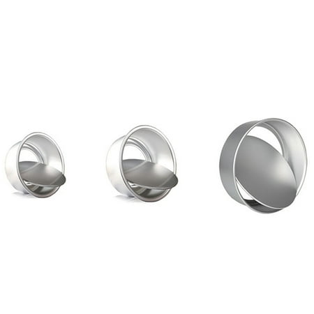 

Round Cake Mold Set Aluminum Alloy Cake Pan Set Non Stick Baking Pans Cakes Mould Removable Bottom 4/6/8 Inch