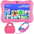 thumbnail image 3 of (2 pack) Contixo 7" Kids Tablet Bundle, Epic & Lingokids, Learning Android Tablet for kids 3-12, 32GB, Parental Controls, Kid-Proof Case with Kickstand, Includes Headphones, Carrying Case - Pink, 3 of 10