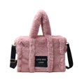 thumbnail image 2 of Bolso de felpa para mujer, bolso de mano portátil de moda, bolso cruzado de un solo hombro de gran capacidad, bolso Mao, 2 of 6