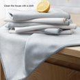 thumbnail image 2 of Advancent Limpiaparabrisas de mesa, paño para el hogar, lavable de doble cara, trapo de limpieza multifuncional, cubiertos, suministros de Suministros de limpieza para el hogar Gris, 2 of 6