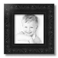 thumbnail image 2 of ArtToFrames 8" x 8" Majestic Black Picture Frame, 8x8 inch Black Wood Poster Frame (WOM-5120), 1 Pack, 2 of 7