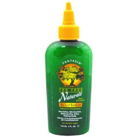 Fantasia Tea Tree Naturals Aloe Enriched Scalp Serum Leave-In Treatment, 4 (Best Products For 3c Natural Hair)
