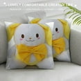 thumbnail image 3 of Banana Cat Plush,Cute Banana Cat Plush, Kawaii Cat Pillow Gifts for Kids Girls (Whit, 3 of 5