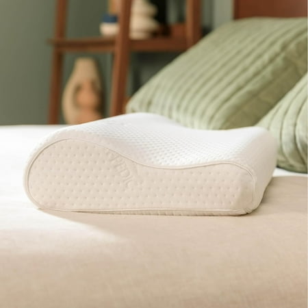 TEMPUR Neck Pillow, Small Profile, White