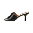 thumbnail image 2 of Stuart Weitzman Maverick Slide 75 Leather Sandal, 10, Black, 2 of 5