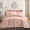 Peach, variant on Ameha 2 Piece Quilt Set Chevron Lightweight Ultrasoft Microfiber Kids Adult Bedding Peach Color Twin