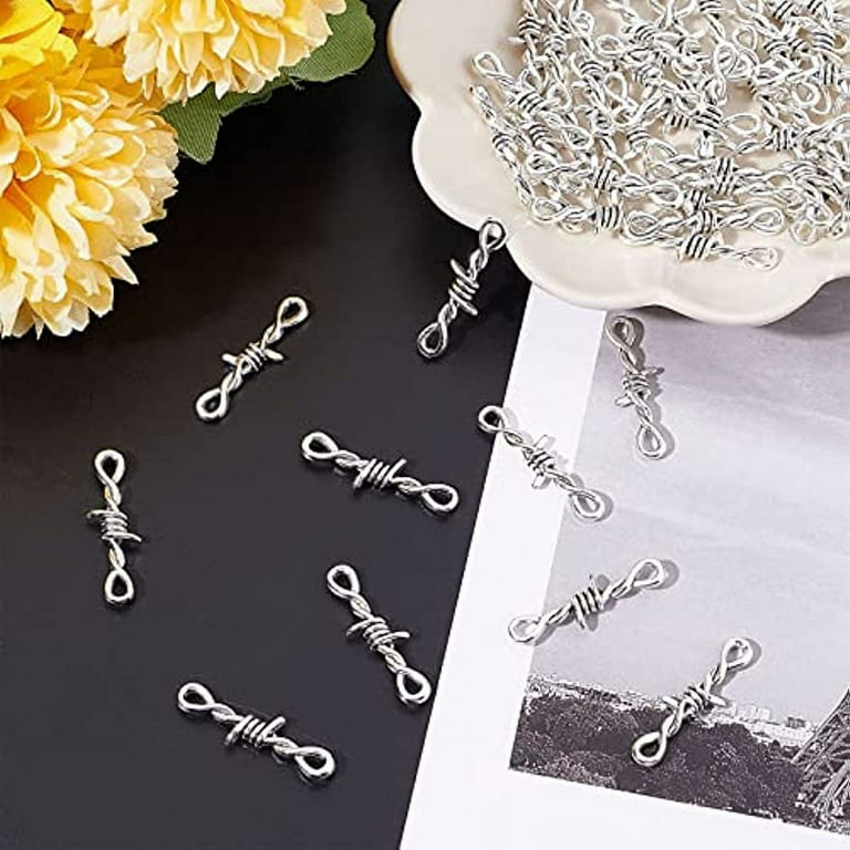60Pcs Knot Charms Bulk Infinity Link Charm Tibetan Style Celtic Symbol Love Hope Charm Connector Charms for Jewelry Making Charms DIY Necklace Earring